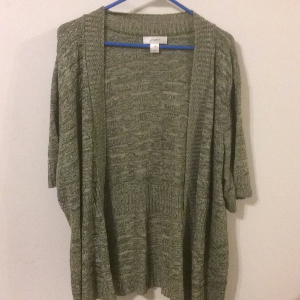Short sleeve light weight cardigan